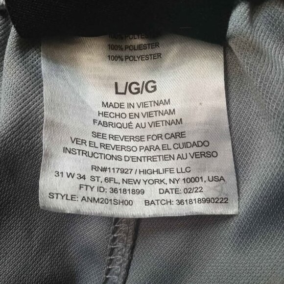 Grey And1 basketball shorts Size L - Picture 3 of 5